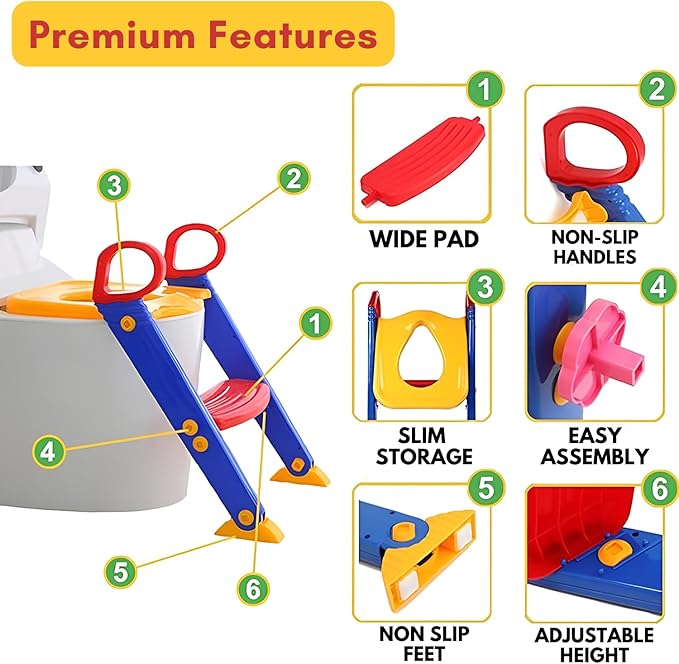Kids Potty Training Seat with Ladder