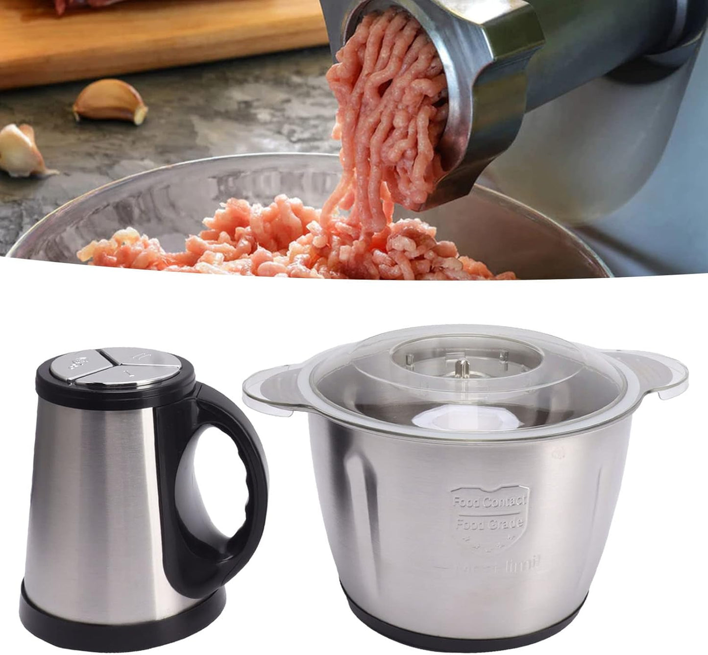 600W Electric Meat & Veggie Grinder