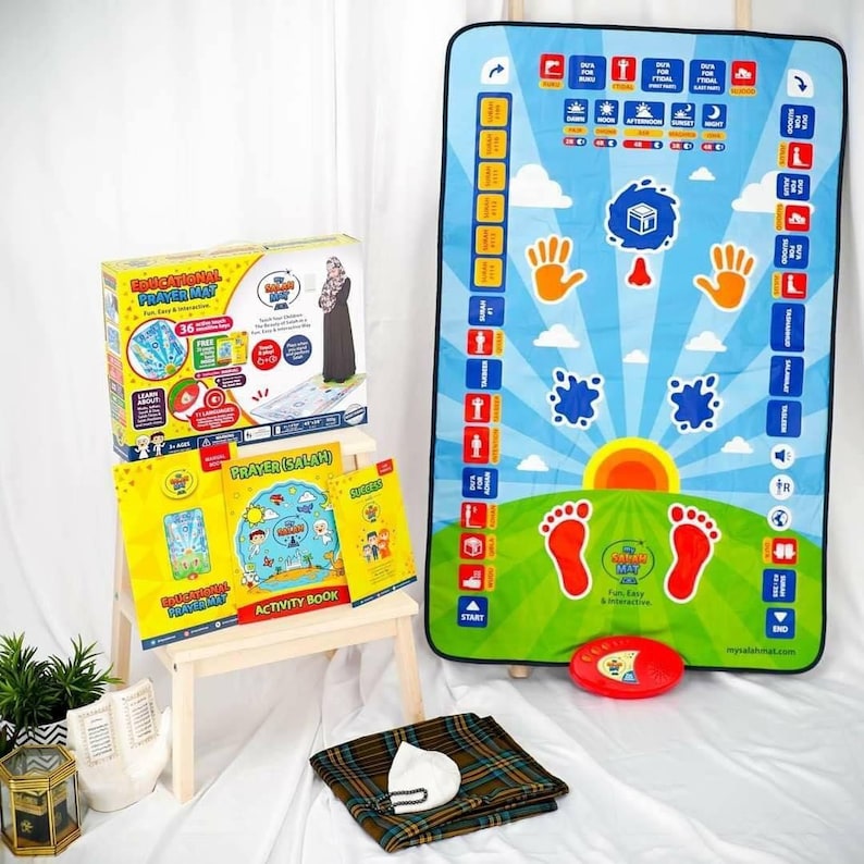 Interactive Kids Prayer Mat with Touch Keys