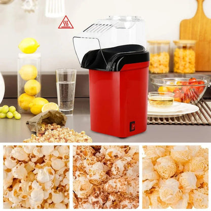 Oil-Free Mini Electric Popcorn Maker for Home
