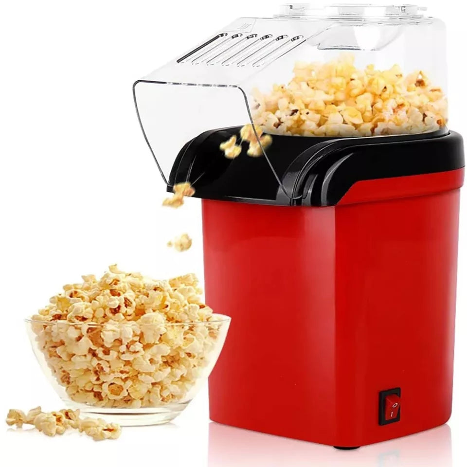 Oil-Free Mini Electric Popcorn Maker for Home