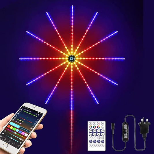 RGB Firework LED Strip with Music Sync