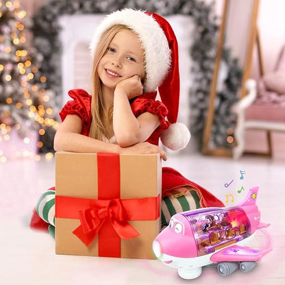 Transport Airplane Toy with Vehicles & Lights