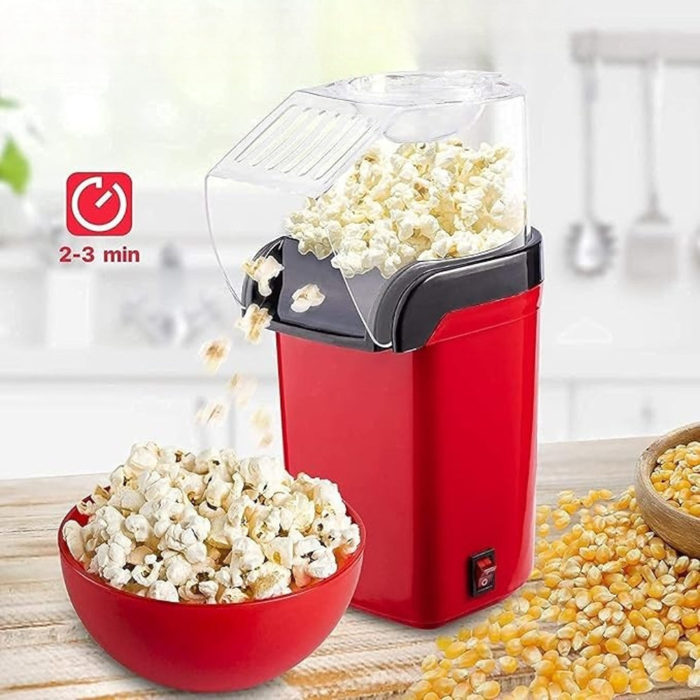 Oil-Free Mini Electric Popcorn Maker for Home