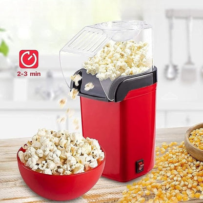 Oil-Free Mini Electric Popcorn Maker for Home