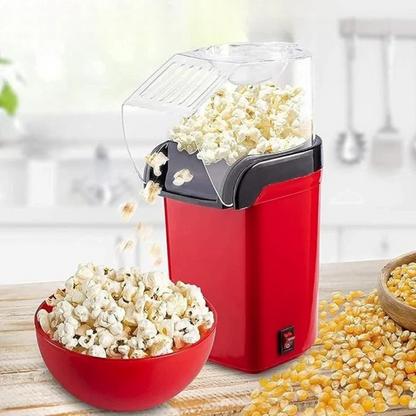 Oil-Free Mini Electric Popcorn Maker for Home