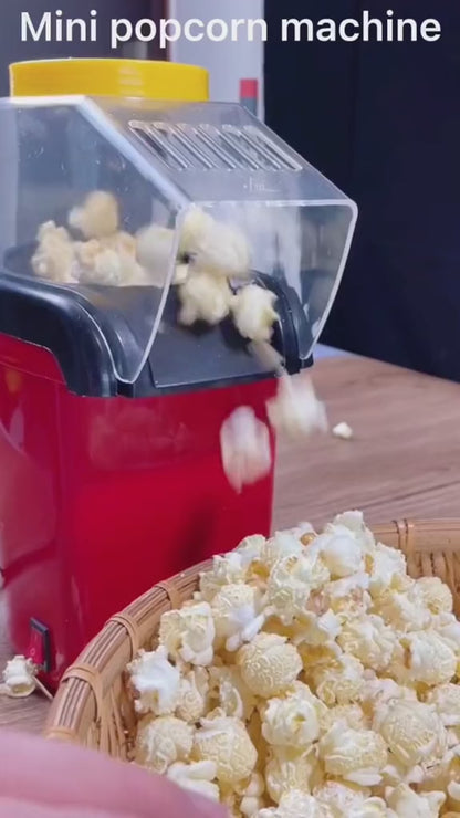 Oil-Free Mini Electric Popcorn Maker for Home